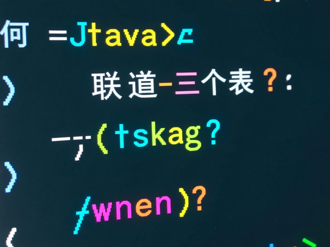 如何在Java中联查三个表?  第1张 如何在Java中联查三个表?  第1张