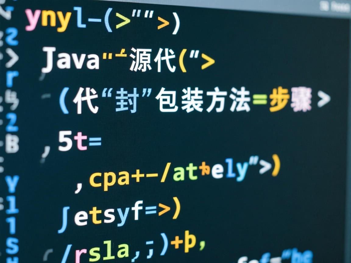 Java源代码封装方法步骤