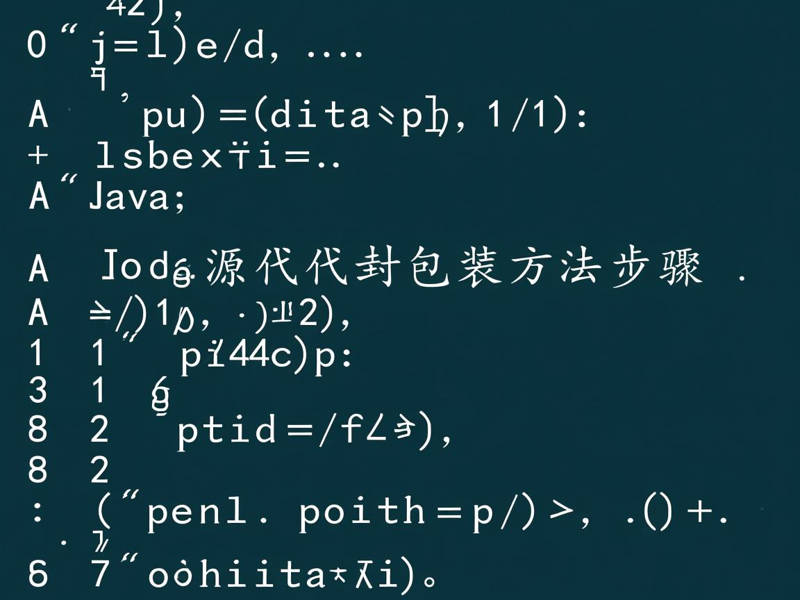 Java源代码封装方法步骤  第2张 Java源代码封装方法步骤  第2张