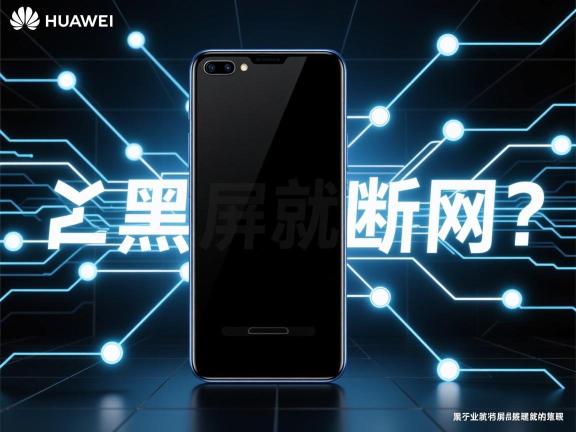 华为8x为什么一黑屏就断网？  第1张