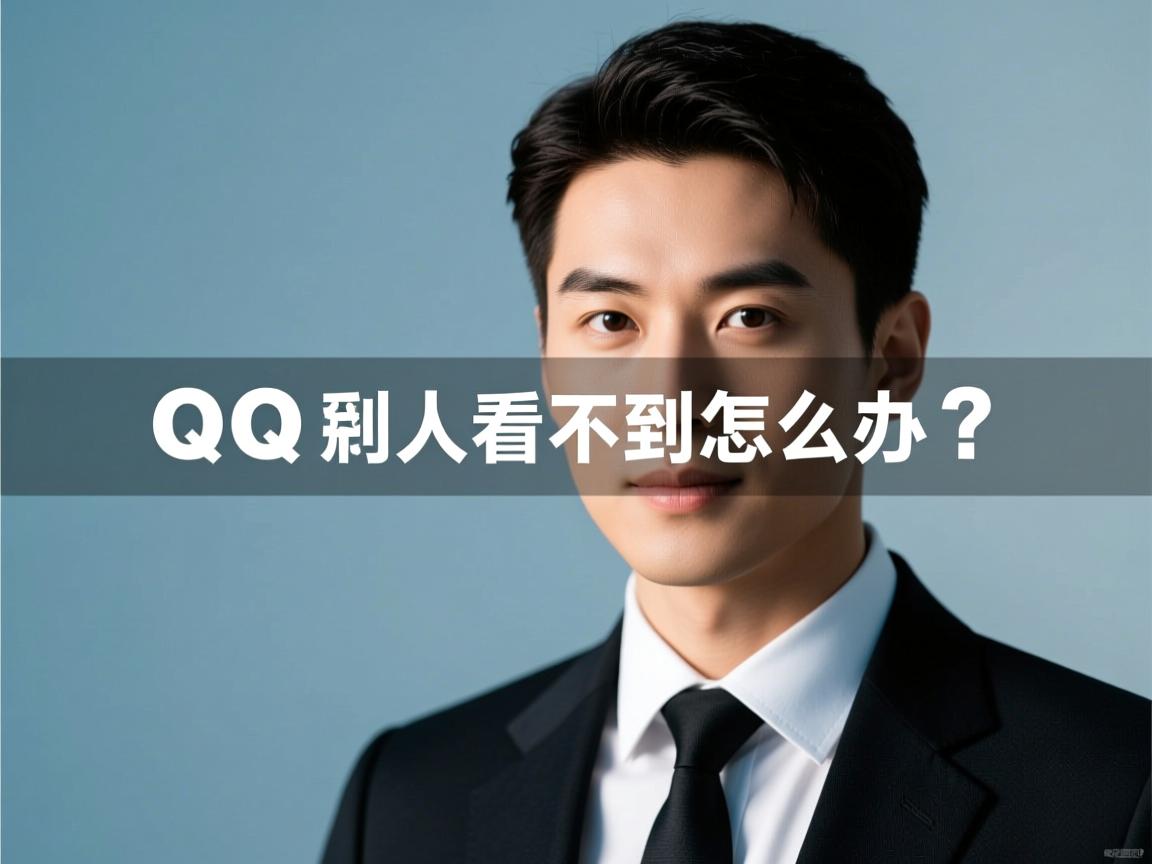 QQ资料别人看不到怎么办?