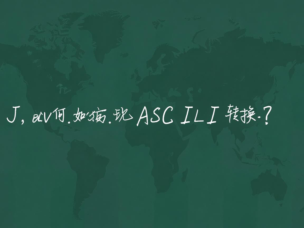 Java中如何实现ASCII转换?  第2张 Java中如何实现ASCII转换?  第2张