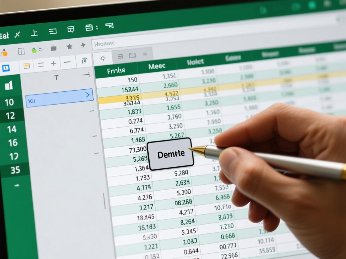 Excel如何删除整列数据?  第2张 Excel如何删除整列数据?  第2张