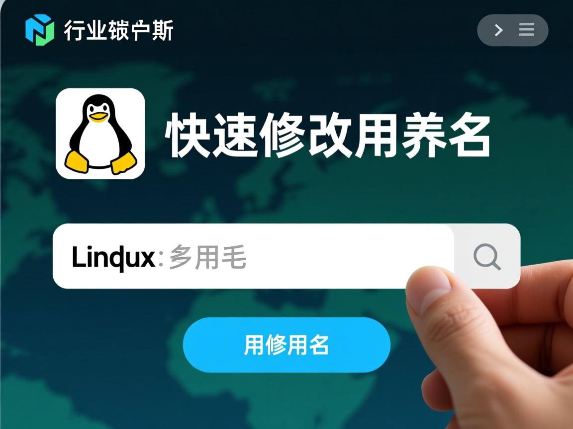 Linux用户如何快速修改用户名  第2张 Linux用户如何快速修改用户名  第2张