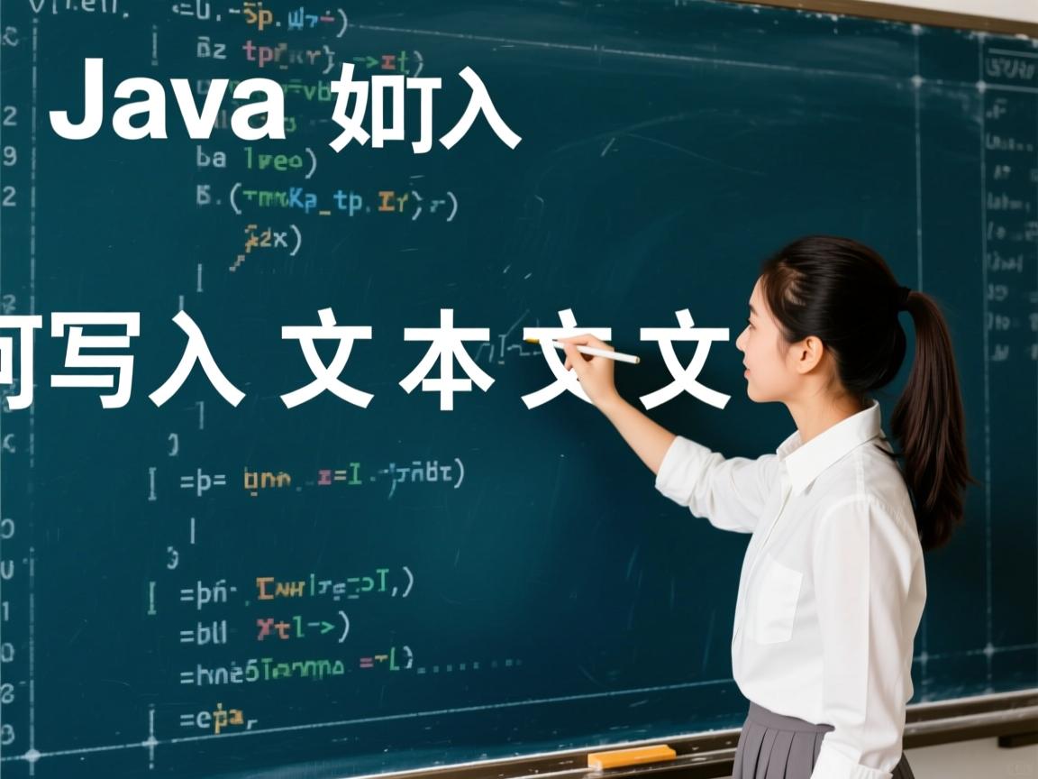 Java如何写入文本文件  第2张 Java如何写入文本文件  第2张