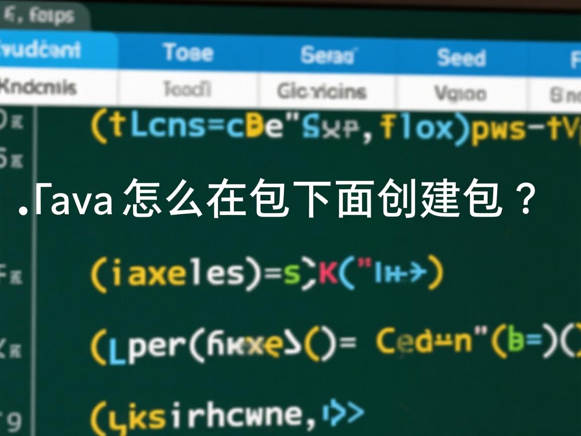 Java怎么在包下面创建包?  第1张 Java怎么在包下面创建包?  第1张