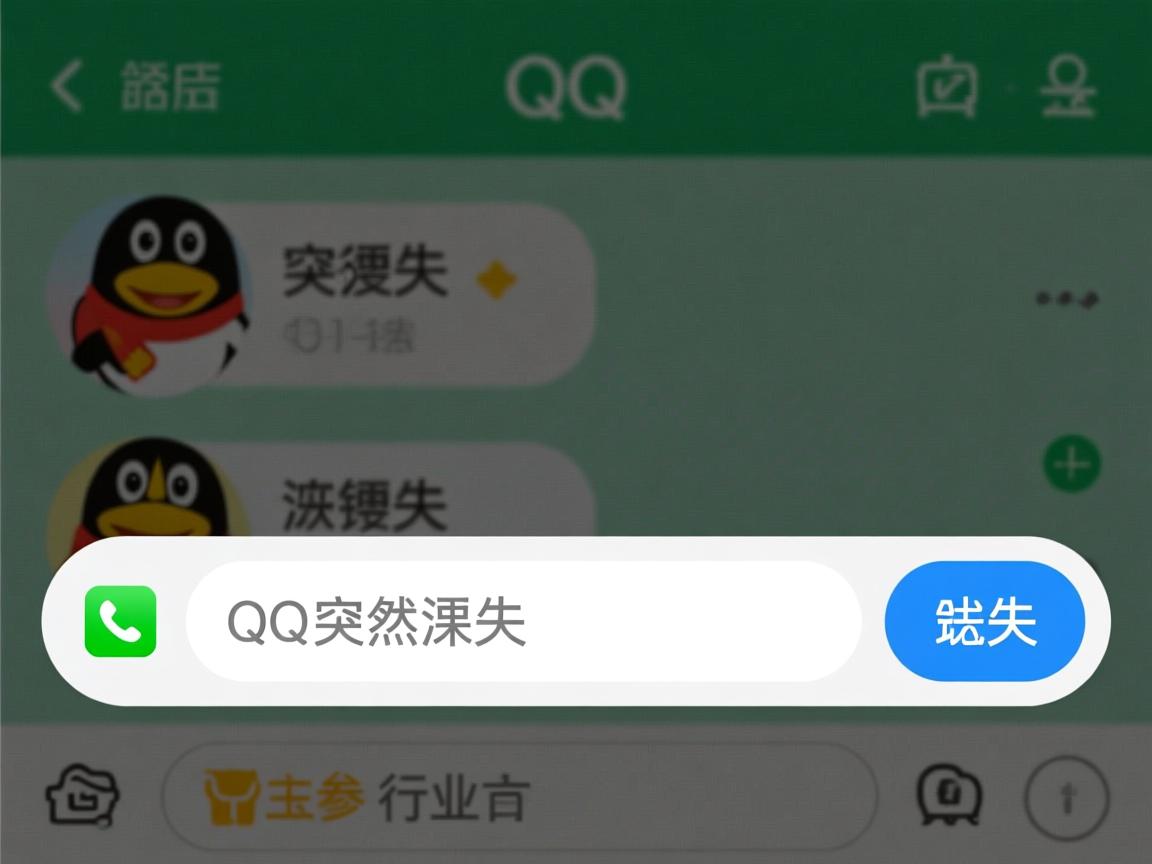 手机QQ输入框为何突然消失?  第1张 手机QQ输入框为何突然消失?  第1张