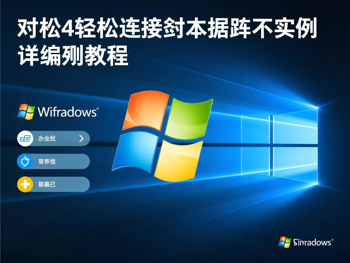 Windows如何轻松连接数据库实例?详细教程  第3张 Windows如何轻松连接数据库实例?详细教程  第3张