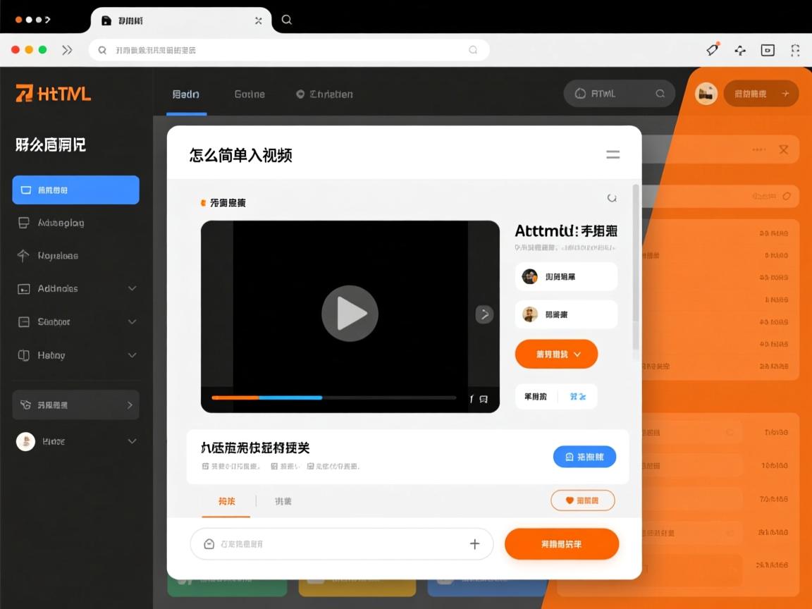 HTML怎么简单嵌入视频 第2张 HTML怎么简单嵌入视频 第2张