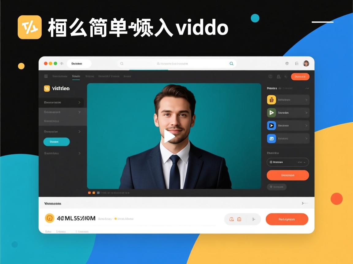 HTML怎么简单嵌入视频