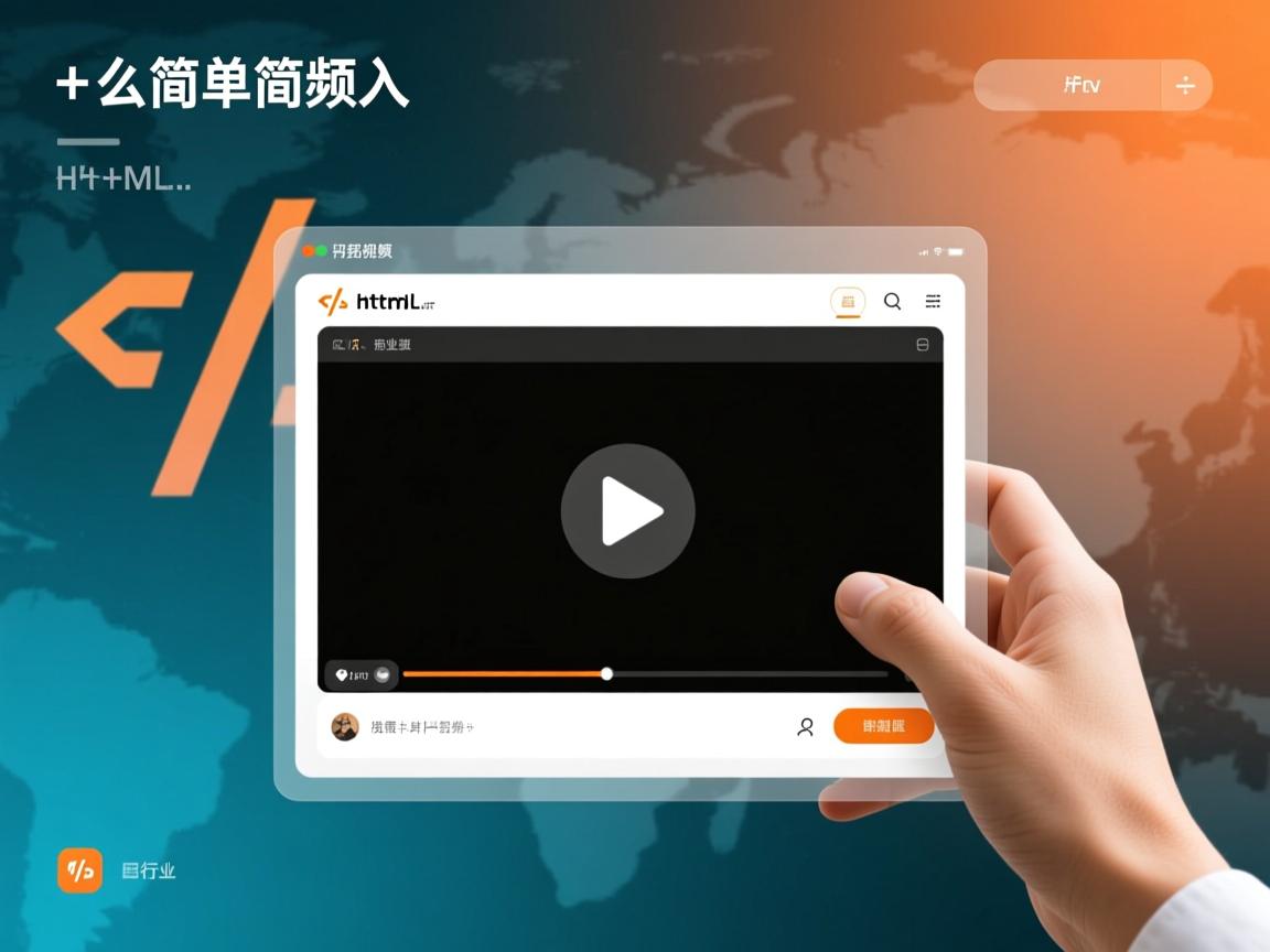 HTML怎么简单嵌入视频 第3张 HTML怎么简单嵌入视频 第3张