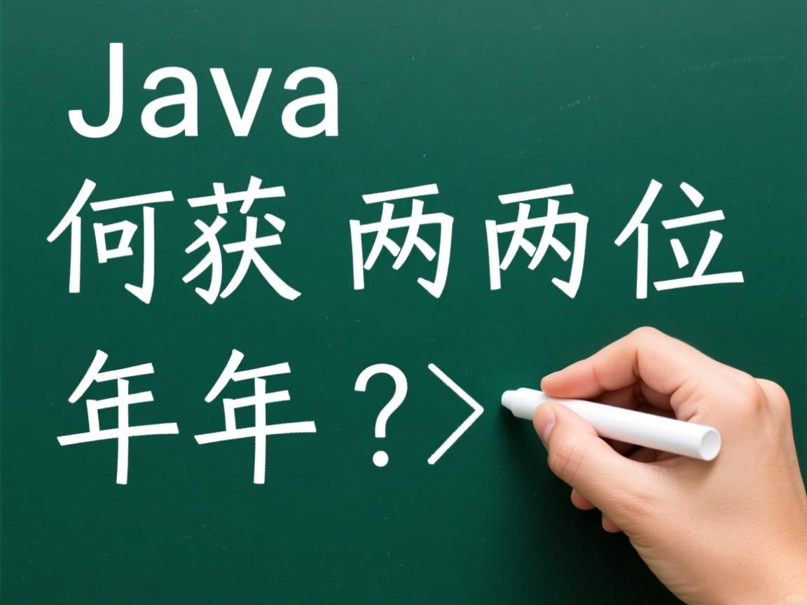 Java如何获取两位年份?  第3张 Java如何获取两位年份?  第3张