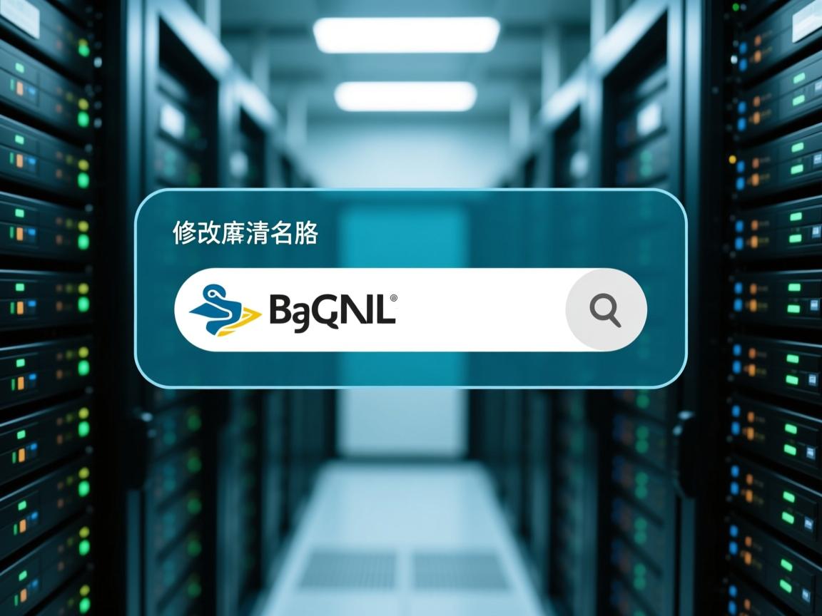 MySQL如何修改数据库名称?  第2张 MySQL如何修改数据库名称?  第2张