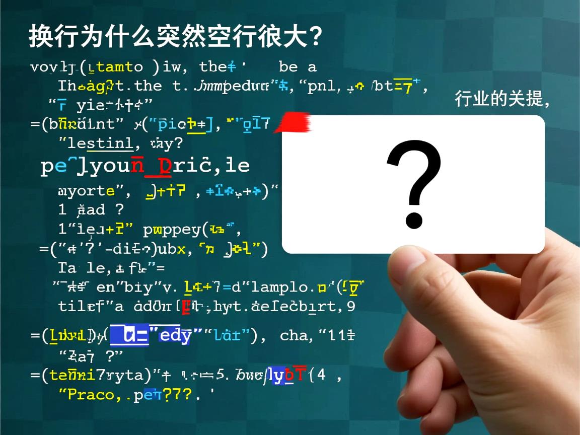 Word换行为什么突然空行很大?  第3张 Word换行为什么突然空行很大?  第3张
