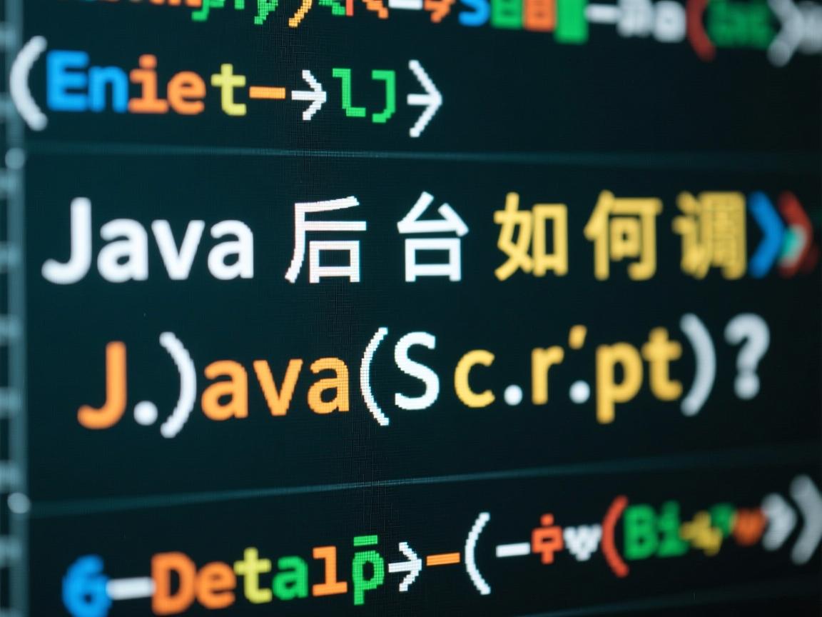 Java后台如何调用JavaScript?  第3张 Java后台如何调用JavaScript?  第3张