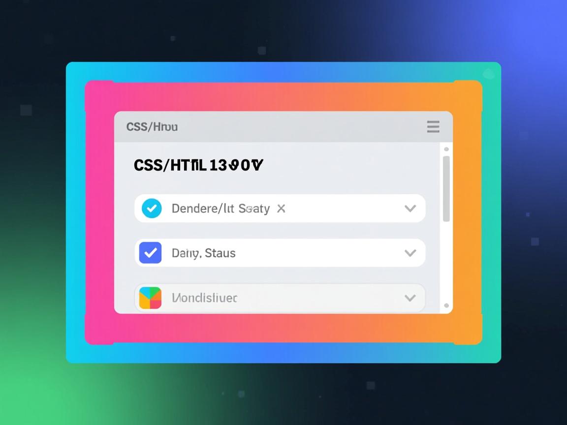 如何用CSS设置HTML边框颜色?