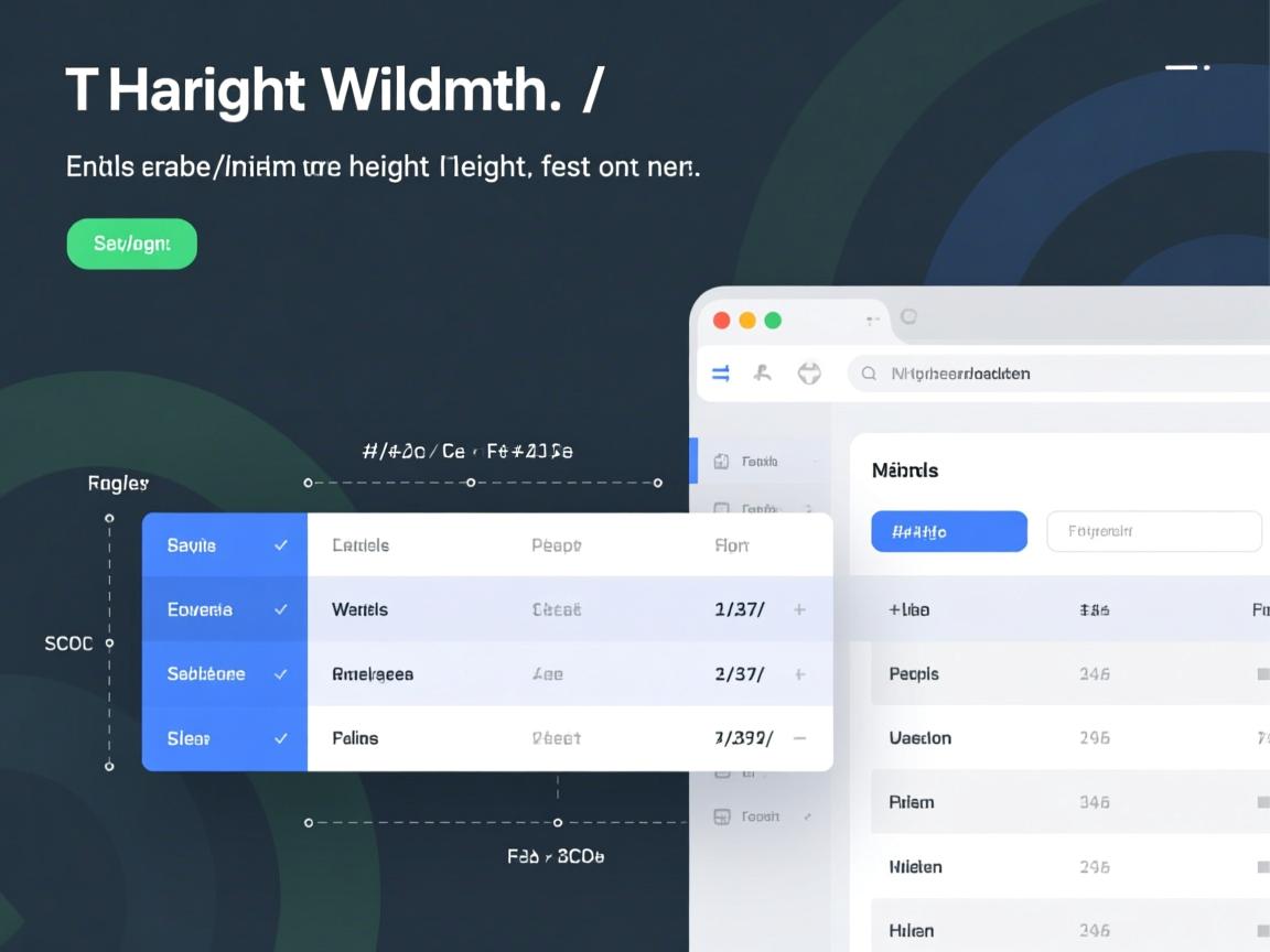 HTML表格高度宽度设置技巧?  第2张 HTML表格高度宽度设置技巧?  第2张