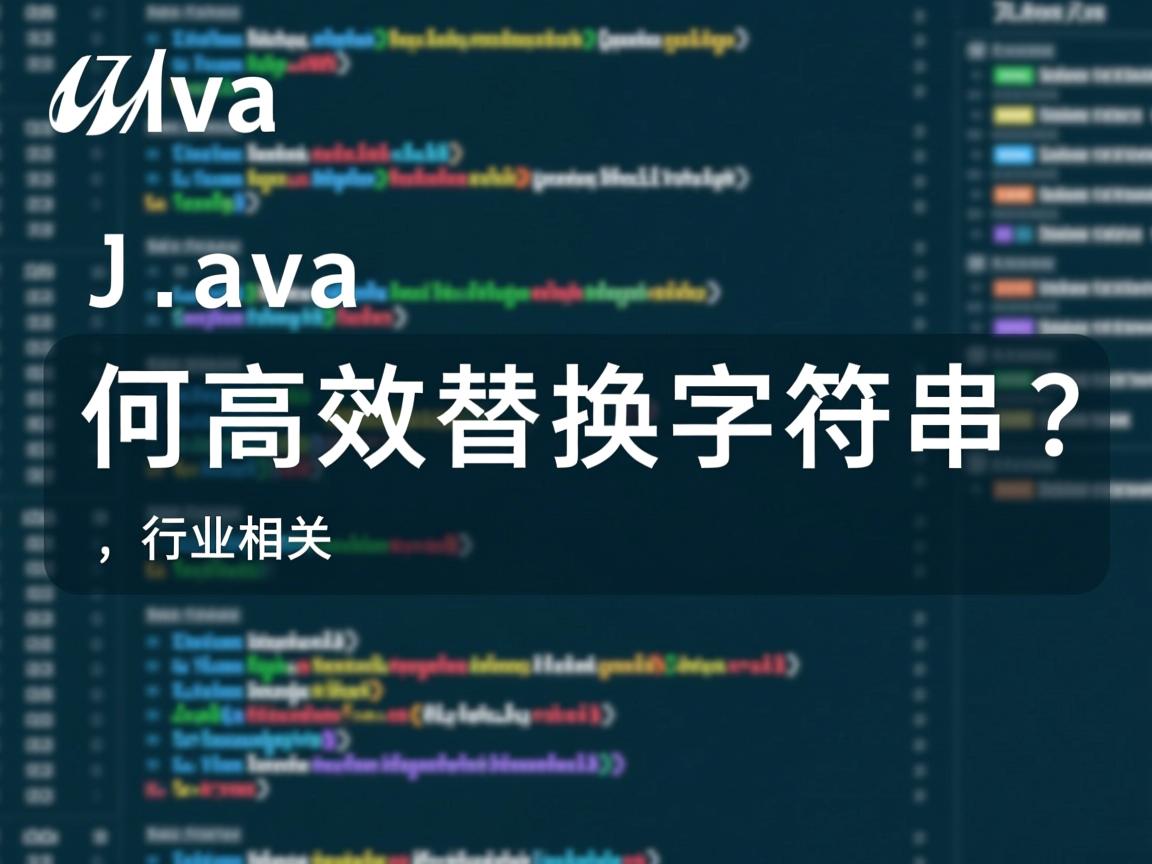 Java如何高效替换字符串?