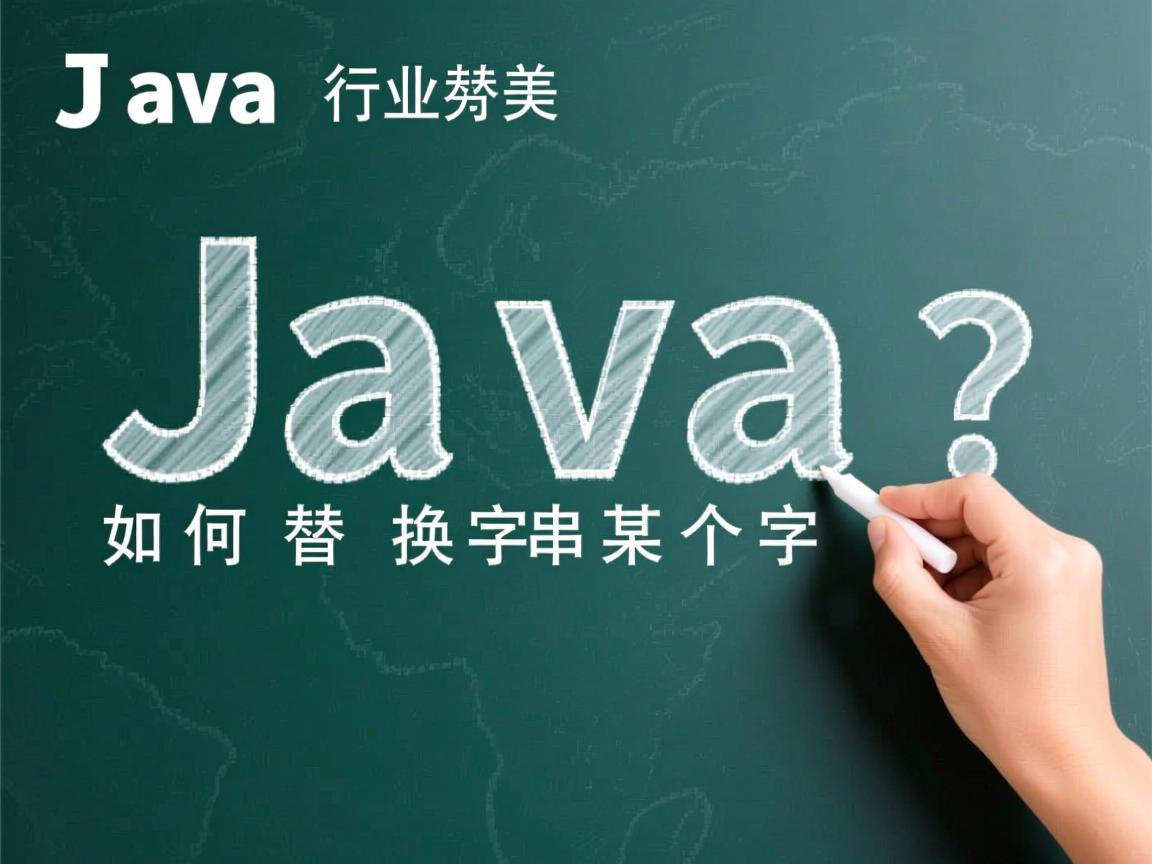 Java如何替换字符串中的某个字符?  第1张 Java如何替换字符串中的某个字符?  第1张