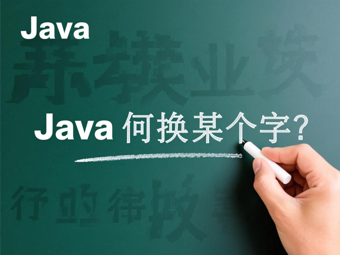 Java如何替换字符串中的某个字符?  第2张 Java如何替换字符串中的某个字符?  第2张