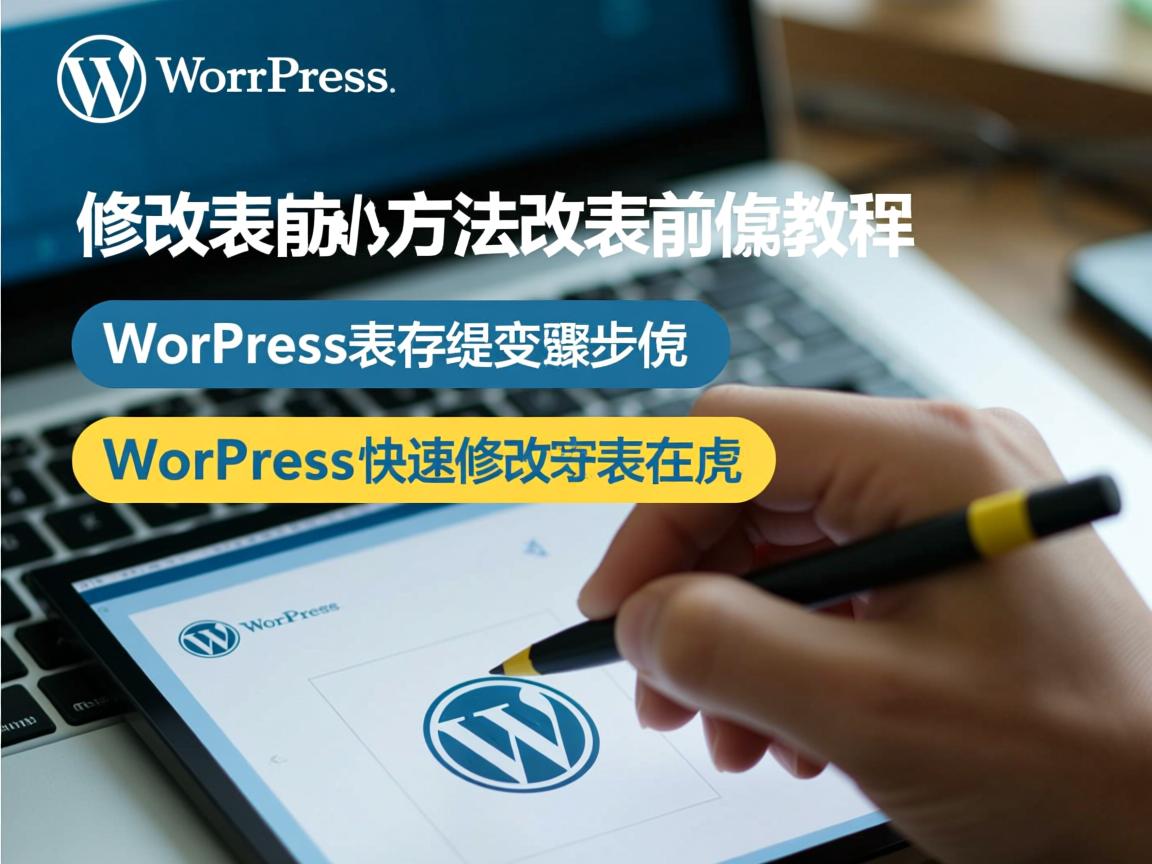 WordPress修改表前缀方法，WordPress改表前缀教程，WordPress表前缀更改步骤，WordPress安全改表前缀，WordPress快速修改表前缀  第1张