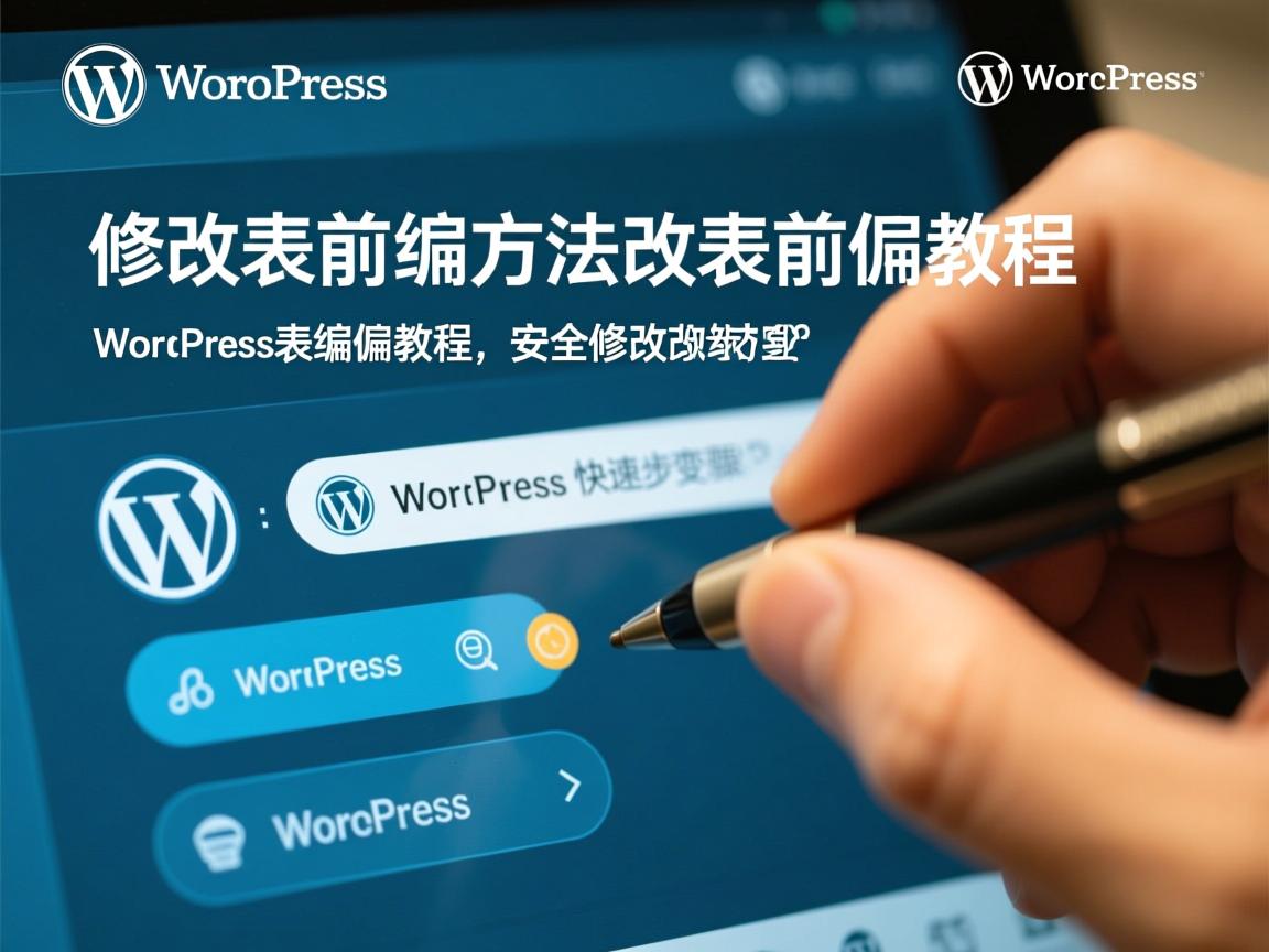 WordPress修改表前缀方法，WordPress改表前缀教程，WordPress表前缀更改步骤，WordPress安全改表前缀，WordPress快速修改表前缀  第2张