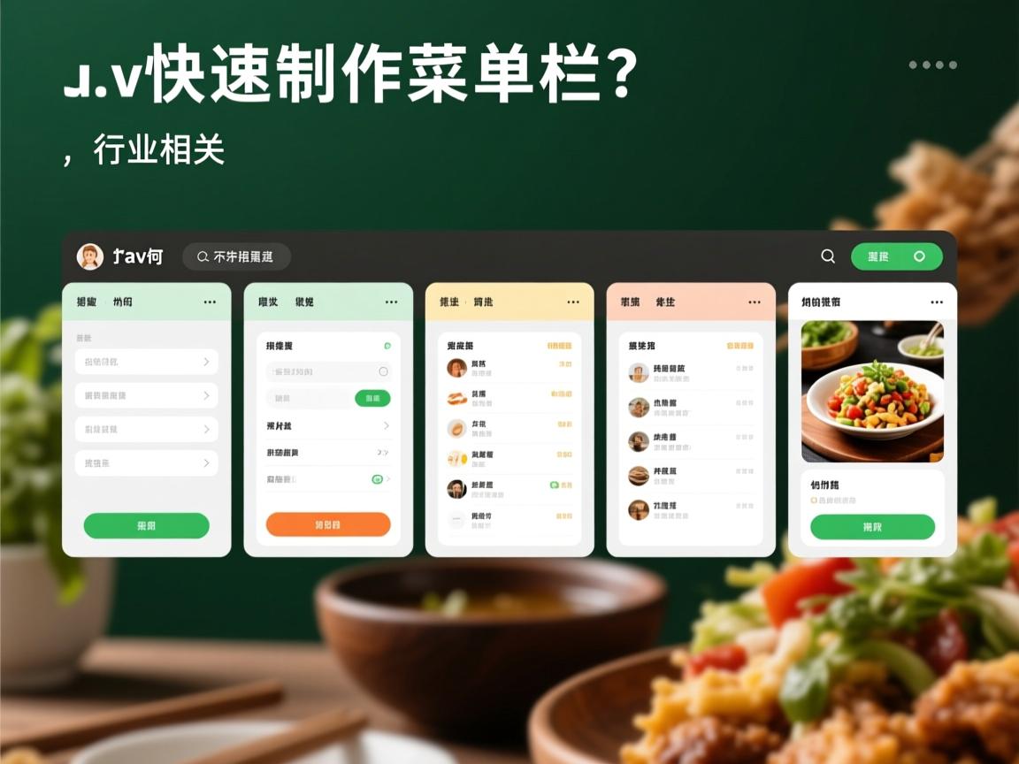 Java如何快速制作菜单栏?  第3张 Java如何快速制作菜单栏?  第3张