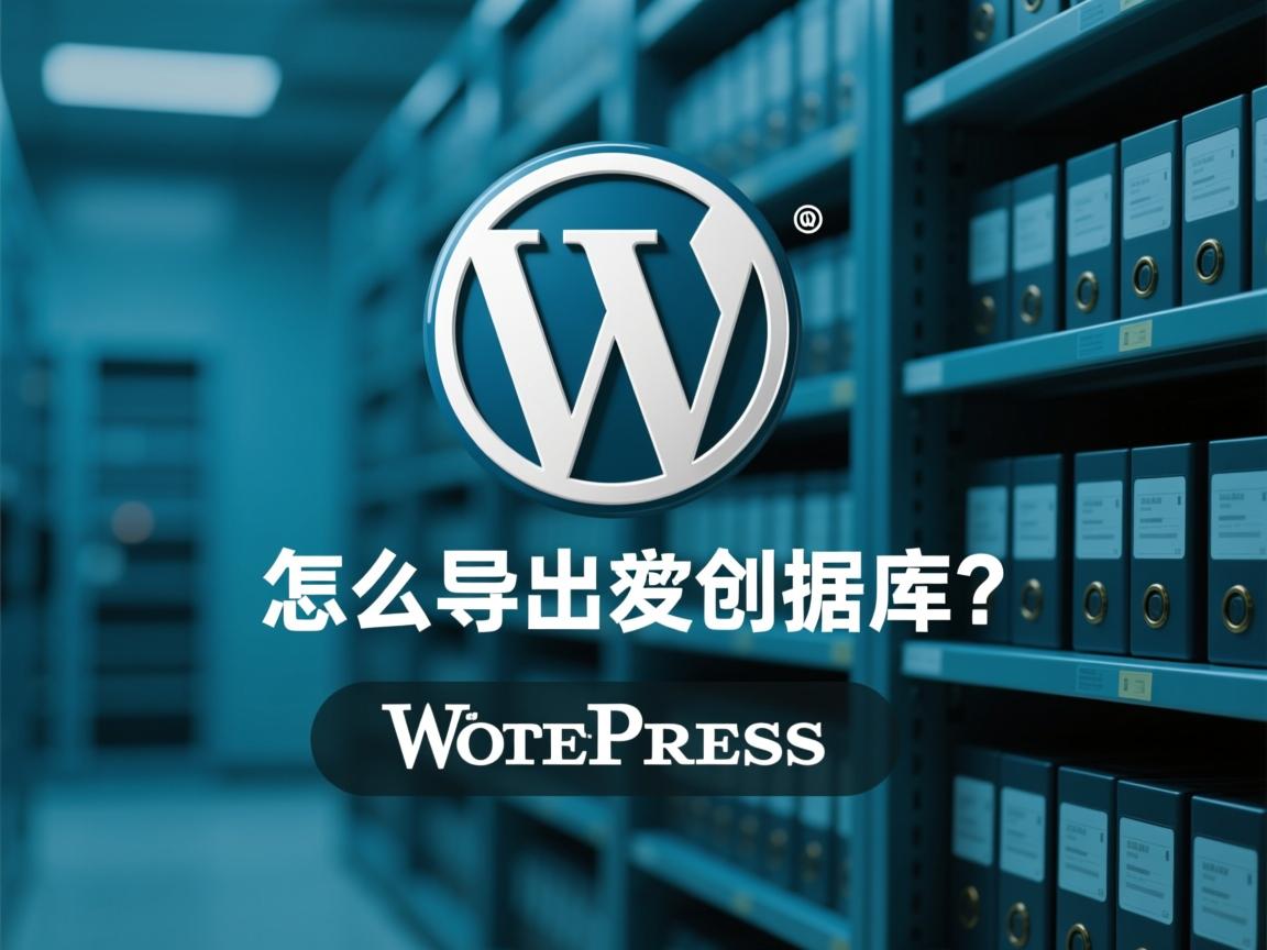 WordPress怎么导出数据库?  第3张 WordPress怎么导出数据库?  第3张