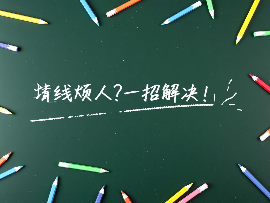 Word左上角横线烦人？一招解决！  第3张