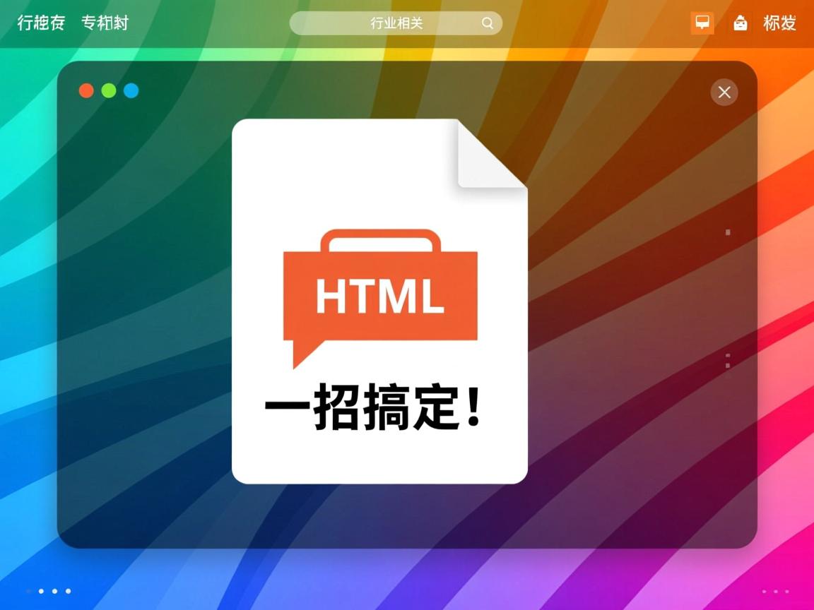如何轻松保存网页为HTML文件?一招搞定!  第2张 如何轻松保存网页为HTML文件?一招搞定!  第2张