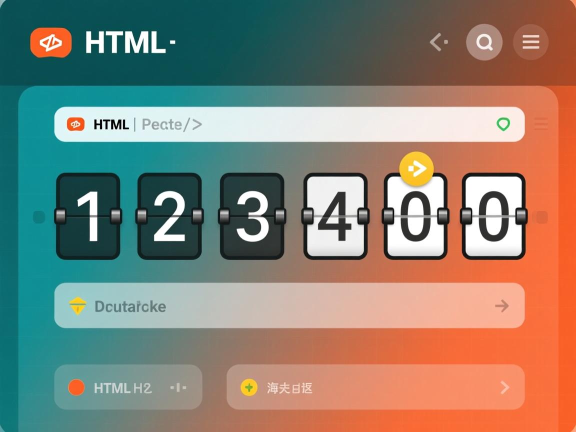 如何在HTML中快速制作计数器？  第1张