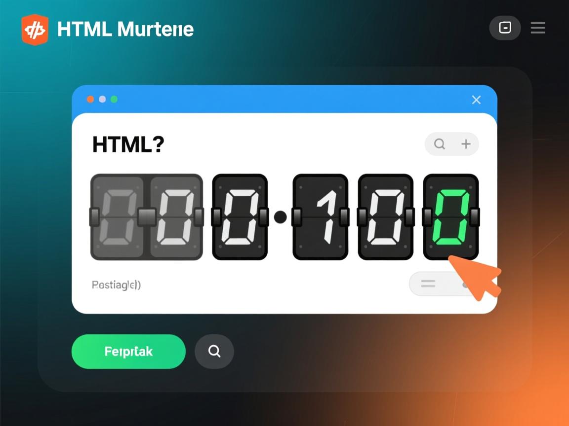 如何在HTML中快速制作计数器？  第3张