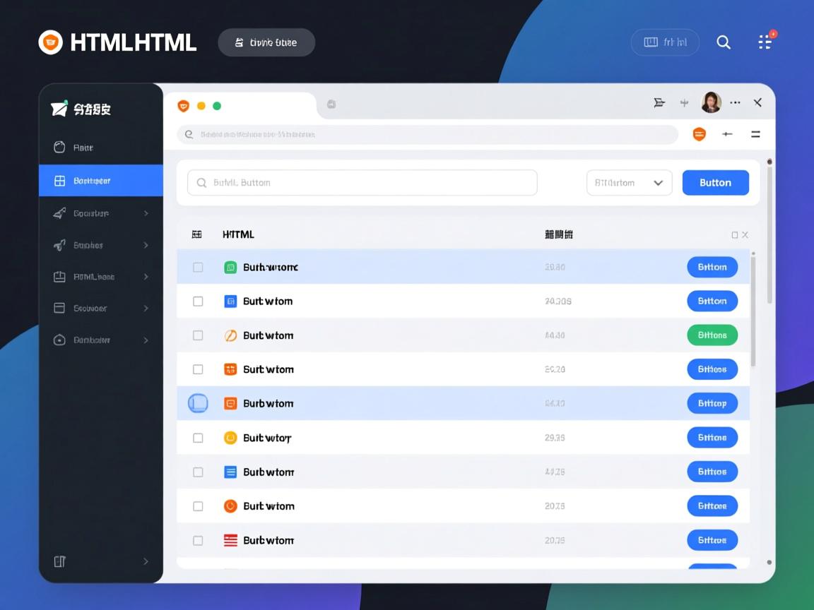 如何快速获取HTML按钮列表?  第2张 如何快速获取HTML按钮列表?  第2张