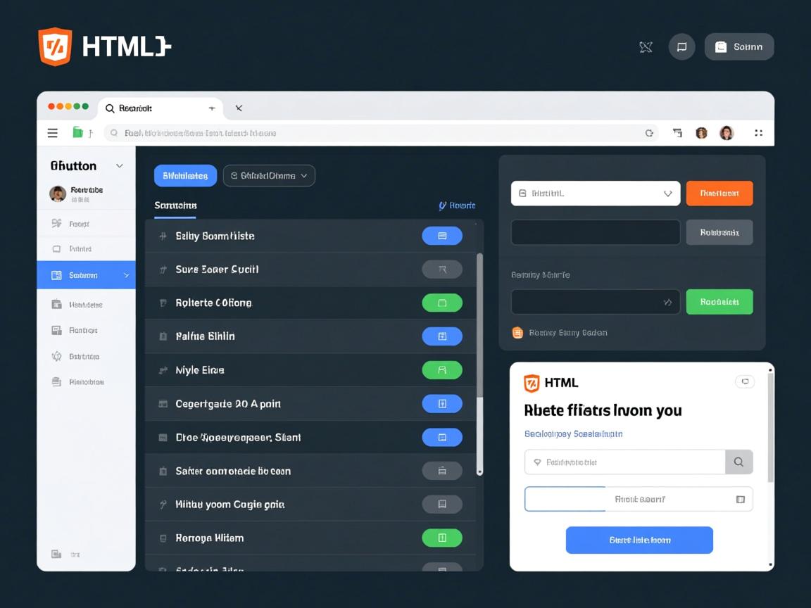 如何快速获取HTML按钮列表?  第3张 如何快速获取HTML按钮列表?  第3张