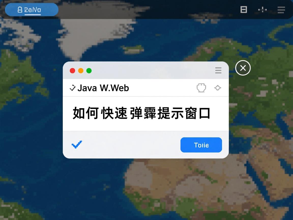 JavaWeb如何快速弹出提示窗口  第2张 JavaWeb如何快速弹出提示窗口  第2张