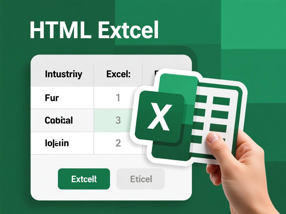 如何将HTML表格导出为Excel?  第2张 如何将HTML表格导出为Excel?  第2张