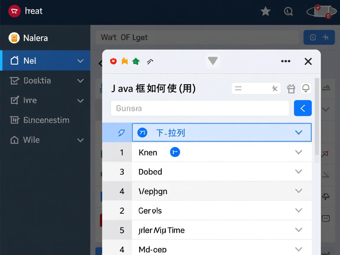 Java下拉列表框如何使用  第3张 Java下拉列表框如何使用  第3张
