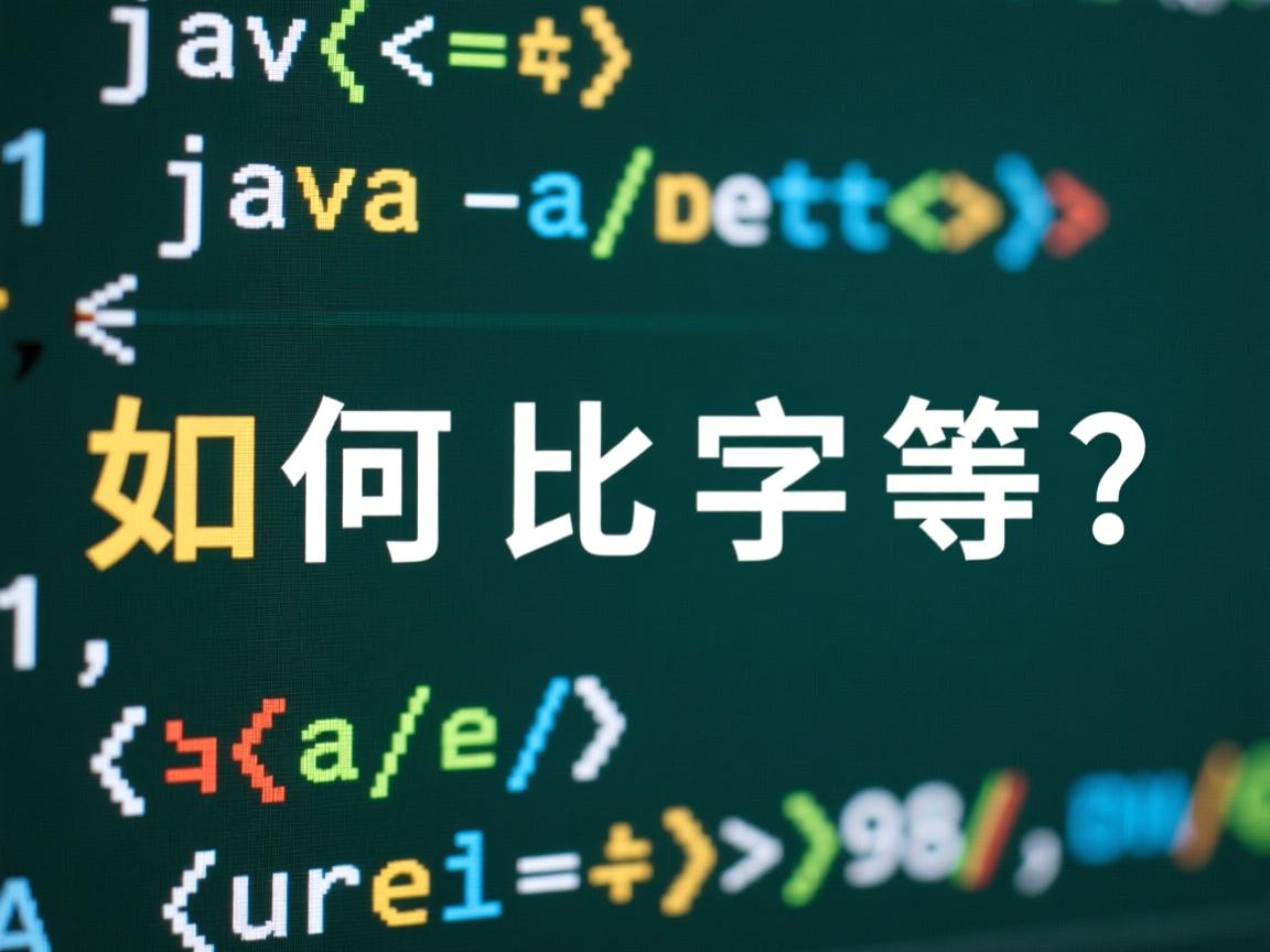 Java如何比较字符相等?  第3张 Java如何比较字符相等?  第3张
