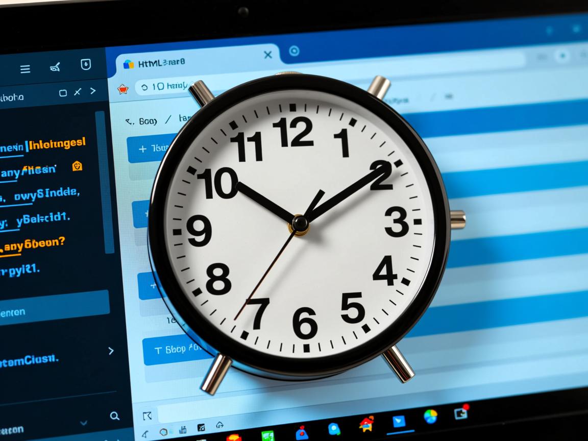 如何在HTML中显示时钟?  第1张 如何在HTML中显示时钟?  第1张