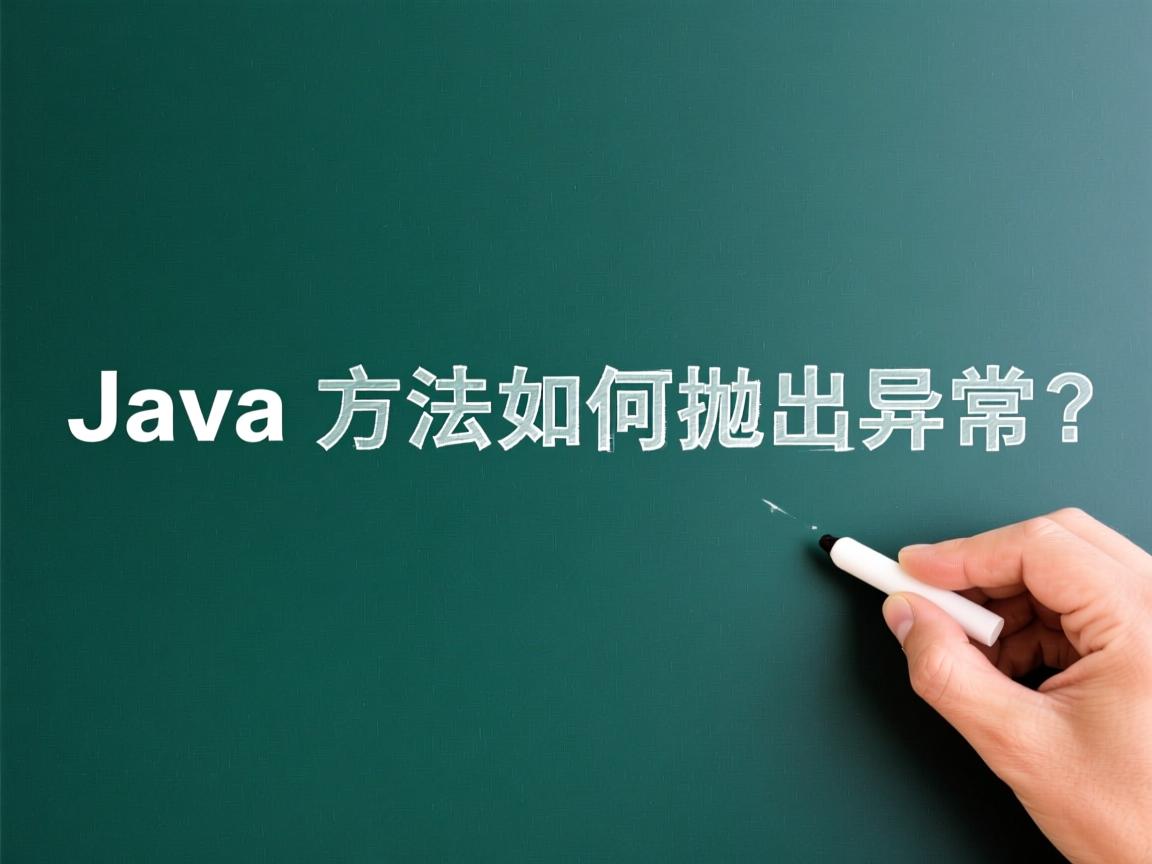 Java方法如何抛出异常?  第2张 Java方法如何抛出异常?  第2张