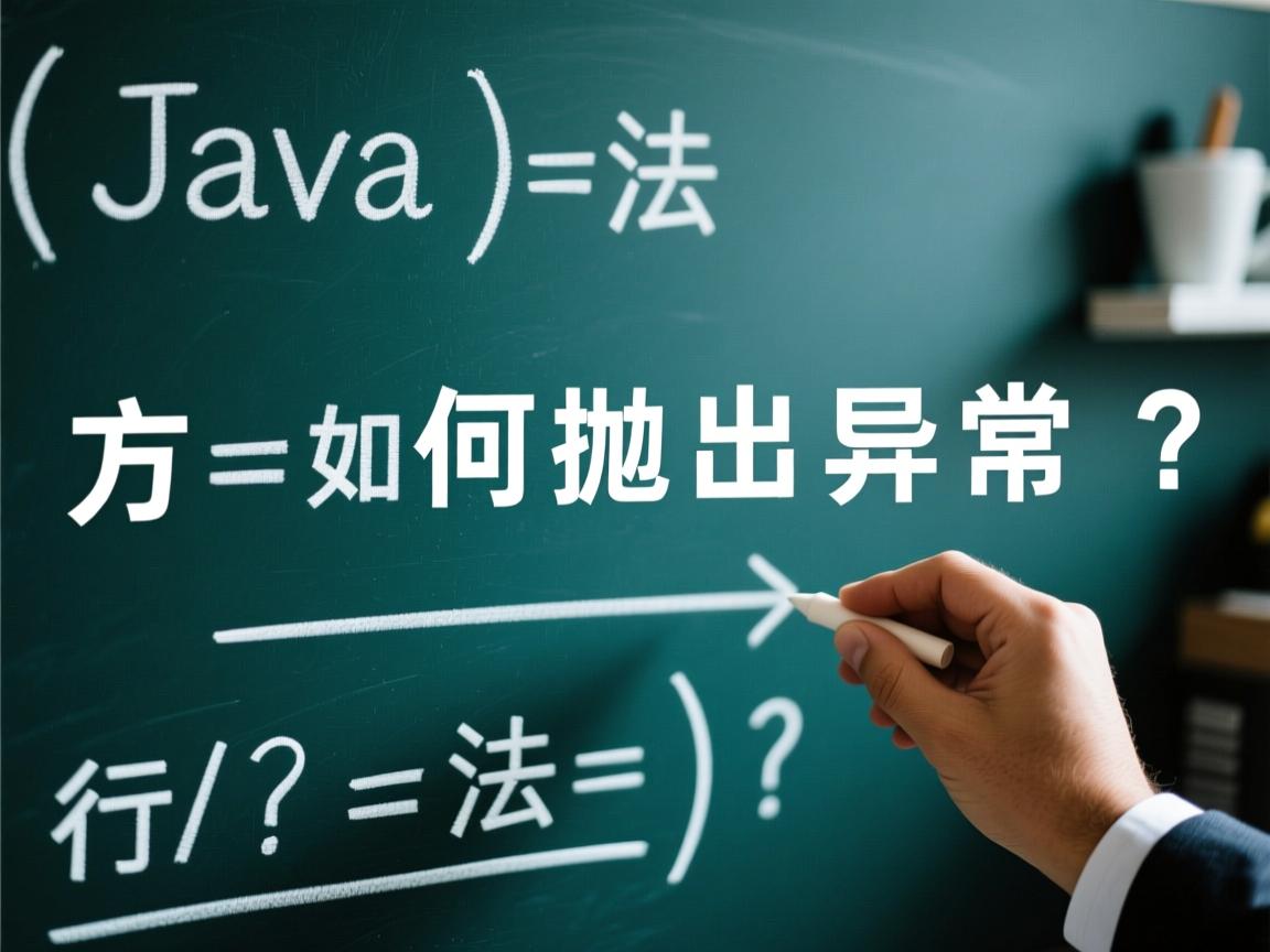 Java方法如何抛出异常?  第3张 Java方法如何抛出异常?  第3张