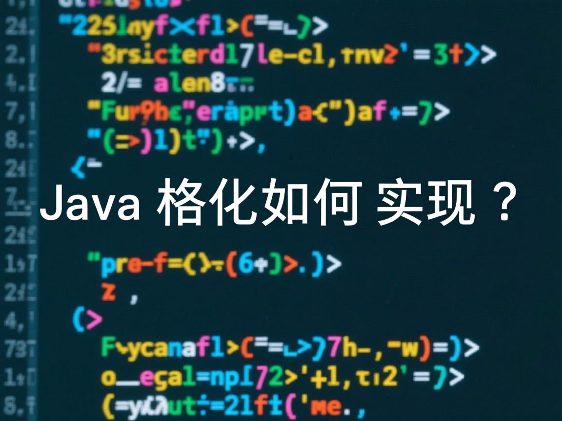 Java格式化如何实现？  第1张