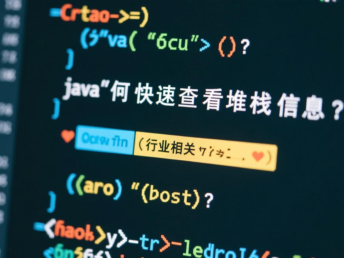 Java如何快速查看堆栈信息?  第2张 Java如何快速查看堆栈信息?  第2张
