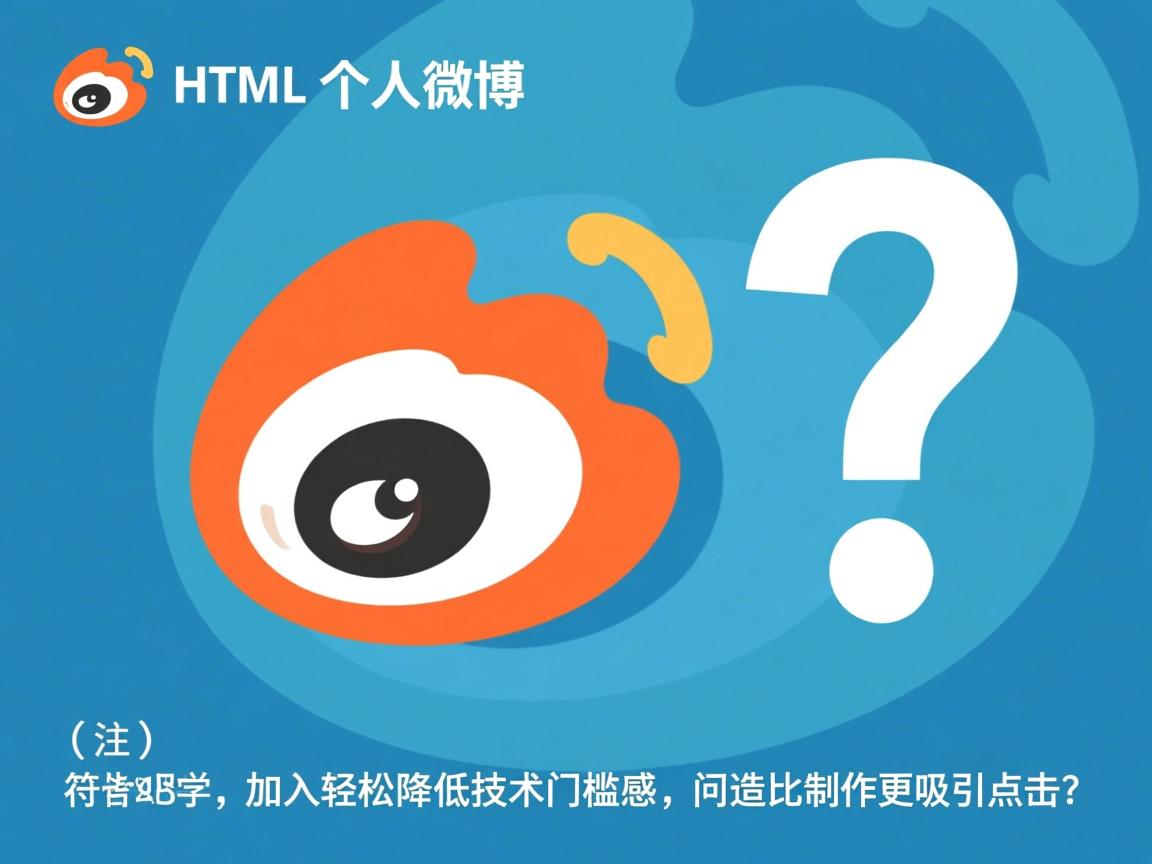 如何在HTML轻松打造个人微博？，（注，严格控制在18字，加入轻松降低技术门槛感，打造比制作更吸引点击，问句形式符合引流标题特征）  第3张