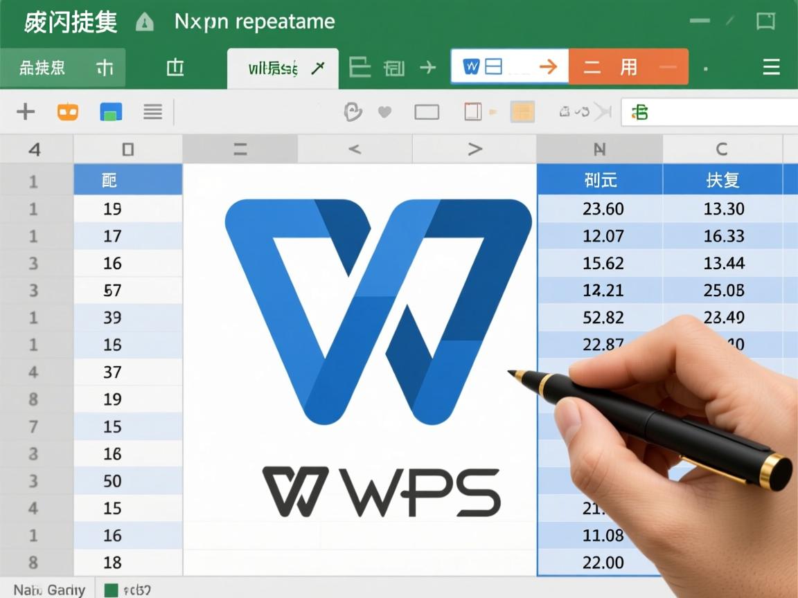 WPS表格如何匹配重复数据?