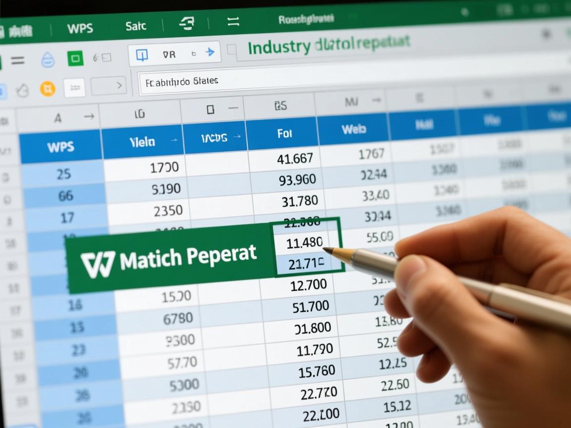 WPS表格如何匹配重复数据？  第2张