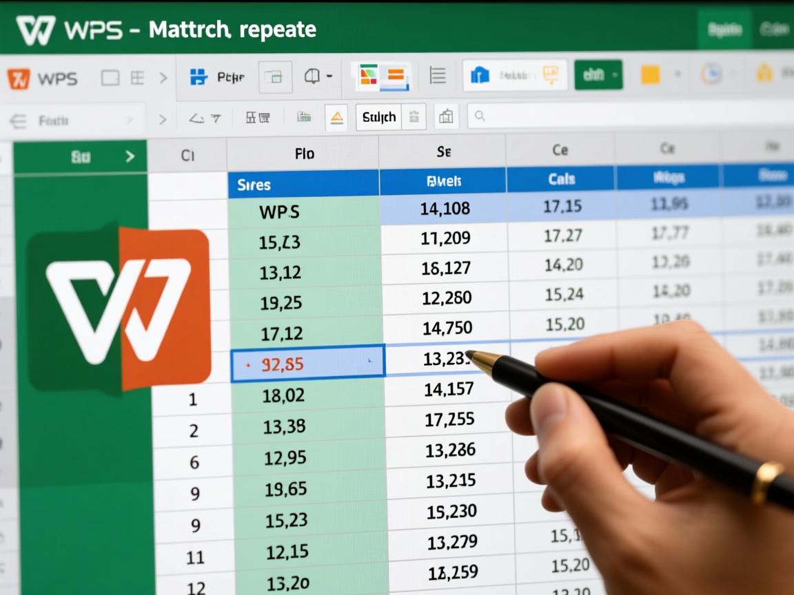 WPS表格如何匹配重复数据？  第3张