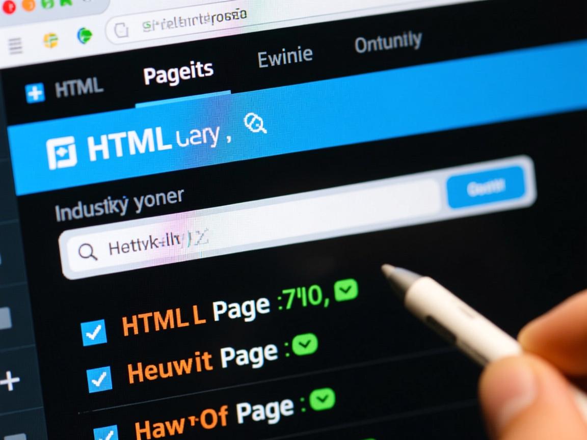 如何快速查找HTML页面中的元素?  第2张 如何快速查找HTML页面中的元素?  第2张