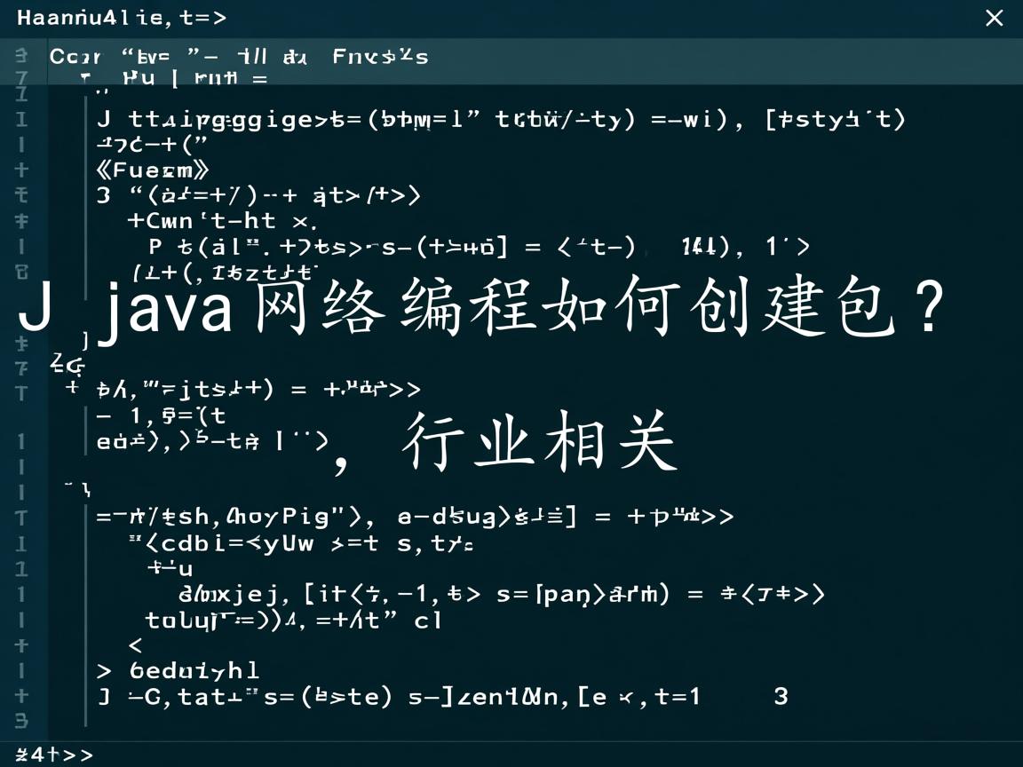 Java网络编程如何创建包?  第2张 Java网络编程如何创建包?  第2张