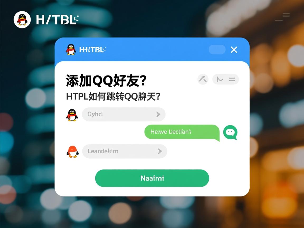 HTML如何添加QQ好友?,或,HTML如何跳转QQ聊天?  第2张 HTML如何添加QQ好友?,或,HTML如何跳转QQ聊天?  第2张